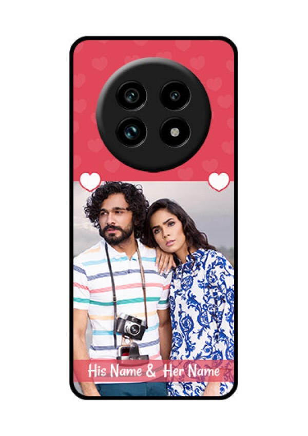 Realme 14 Pro Lite 5G Custom Glass Phone Case - Simple Love Design