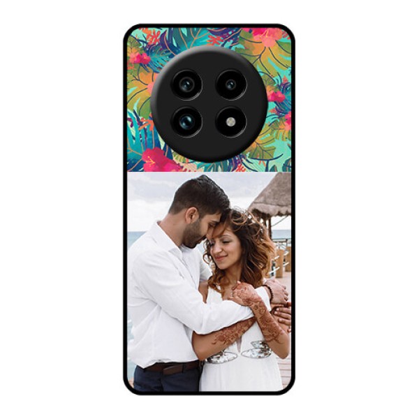 Realme 14 Pro Lite 5G Custom Glass Phone Case - Watercolor Floral Design Realme 14 Pro Lite 5G Custom Glass Phone Case - Watercolor Floral Design