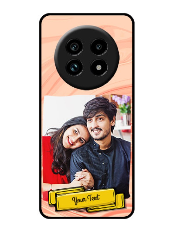 Custom Realme 14 Pro Lite 5G Custom Glass Phone Case - Marble Texture Design