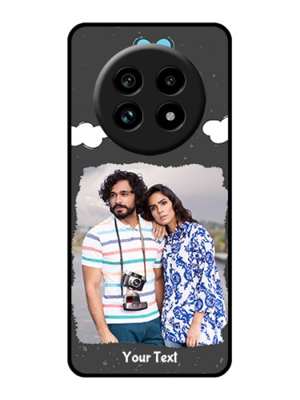 Custom Realme 14 Pro Lite 5G Custom Glass Phone Case - Splashes With Love Doodles Design