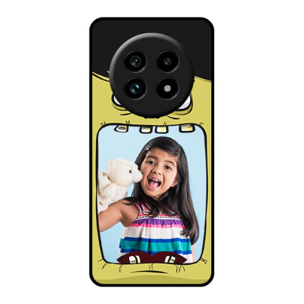 Realme 14 Pro Lite 5G Custom Glass Phone Case - Cartoon Monster Back Case Design Realme 14 Pro Lite 5G Custom Glass Phone Case - Cartoon Monster Back Case Design