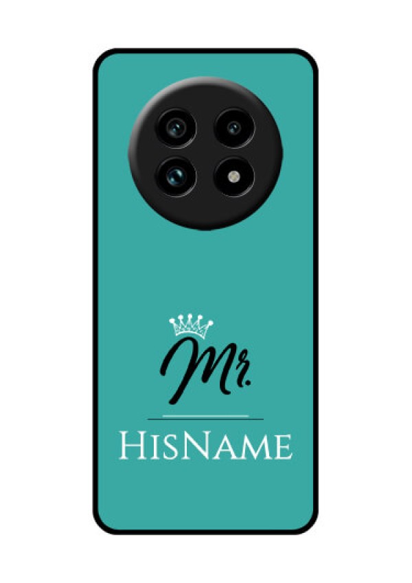 Realme 14 Pro Lite 5G Custom Glass Phone Case - Mr With Name Design