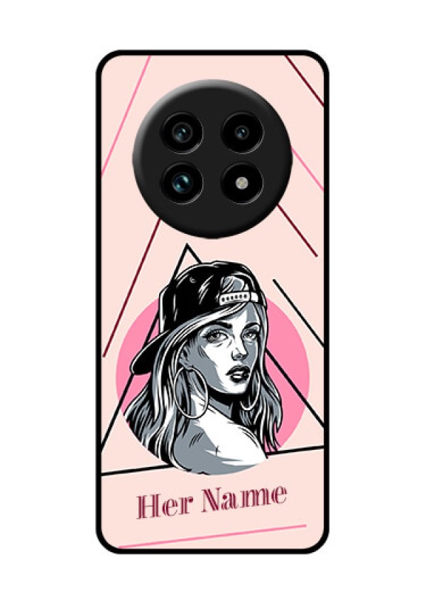 Realme 14 Pro Lite 5G Custom Glass Phone Case - Rockstar Girl Design