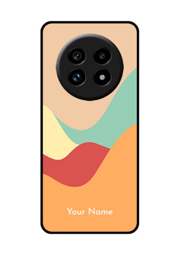Realme 14 Pro Lite 5G Custom Glass Phone Case - Ocean Waves Multi - Colour Design