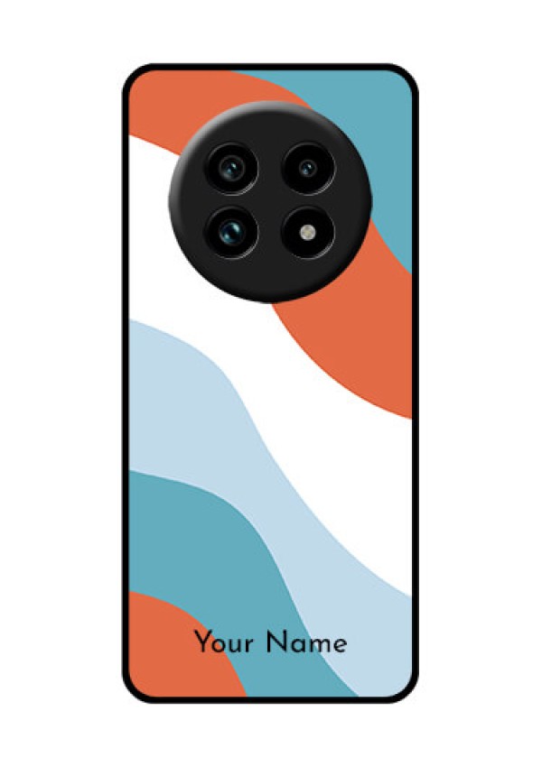 Realme 14 Pro Lite 5G Custom Glass Phone Case - Coloured Waves Design