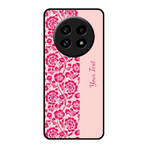 Realme 14 Pro Lite 5G Custom Glass Phone Case - Attractive Floral Pattern Design Realme 14 Pro Lite 5G Custom Glass Phone Case - Attractive Floral Pattern Design