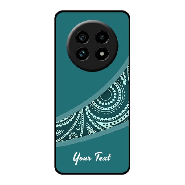 Realme 14 Pro Lite 5G Custom Glass Phone Case - Semi Visible Floral Design