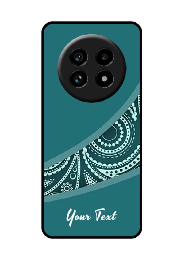Realme 14 Pro Lite 5G Custom Glass Phone Case - Semi Visible Floral Design