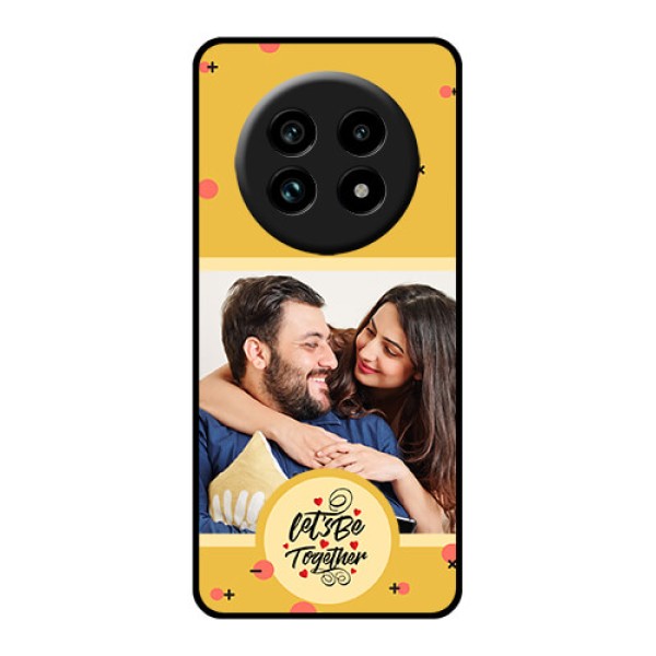 Realme 14 Pro Lite 5G Custom Glass Phone Case - Lets Be Together Design Realme 14 Pro Lite 5G Custom Glass Phone Case - Lets Be Together Design
