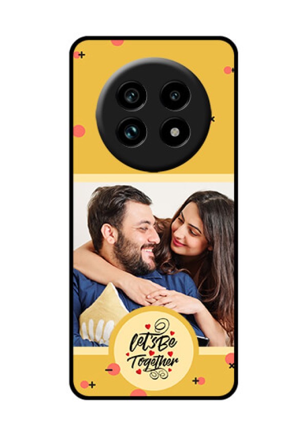Realme 14 Pro Lite 5G Custom Glass Phone Case - Lets Be Together Design