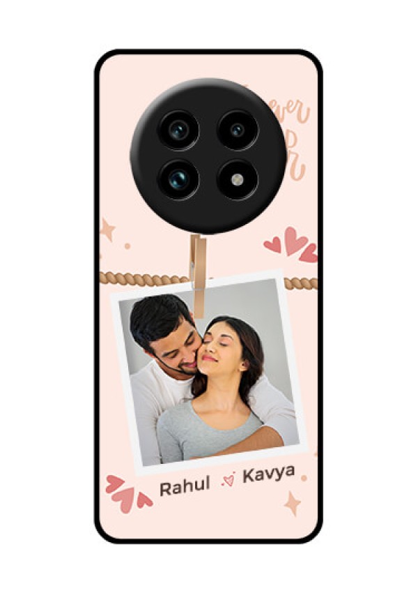 Realme 14 Pro Lite 5G Custom Glass Phone Case - Forever And Ever Love Design