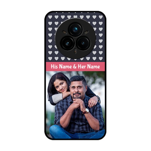 Realme 14 Pro Plus 5G Custom Glass Phone CaseLove Symbols Design
