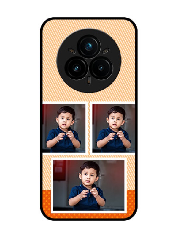 Custom Realme 14 Pro Plus 5G Custom Glass Phone CaseBulk Photos Upload Design