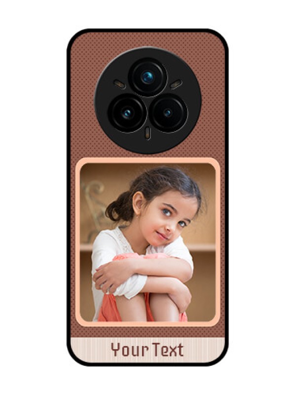 Custom Realme 14 Pro Plus 5G Custom Glass Phone CaseSimple Pic Upload Design