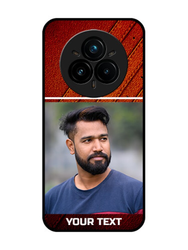 Custom Realme 14 Pro Plus 5G Custom Glass Phone CaseLeather Phone Case Design