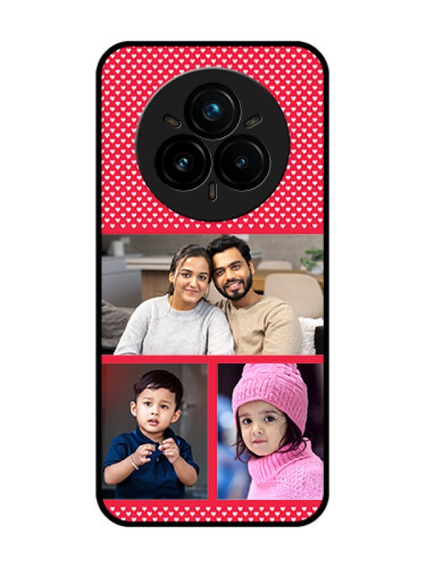 Custom Realme 14 Pro Plus 5G Custom Glass Phone CaseBulk Photo Upload Design