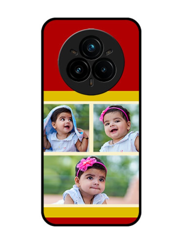 Custom Realme 14 Pro Plus 5G Custom Glass Phone CaseMultiple Pic Upload Design