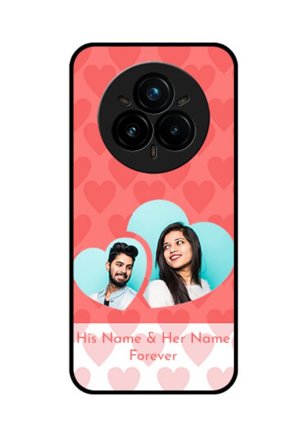 Realme 14 Pro Plus 5G Custom Glass Phone CaseCouple Pic Upload Design