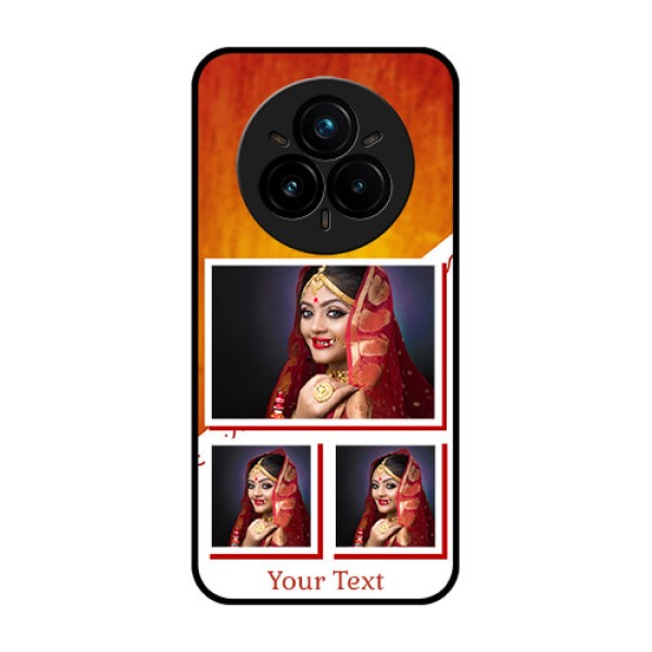 Realme 14 Pro Plus 5G Custom Glass Phone CaseWedding Memories Design