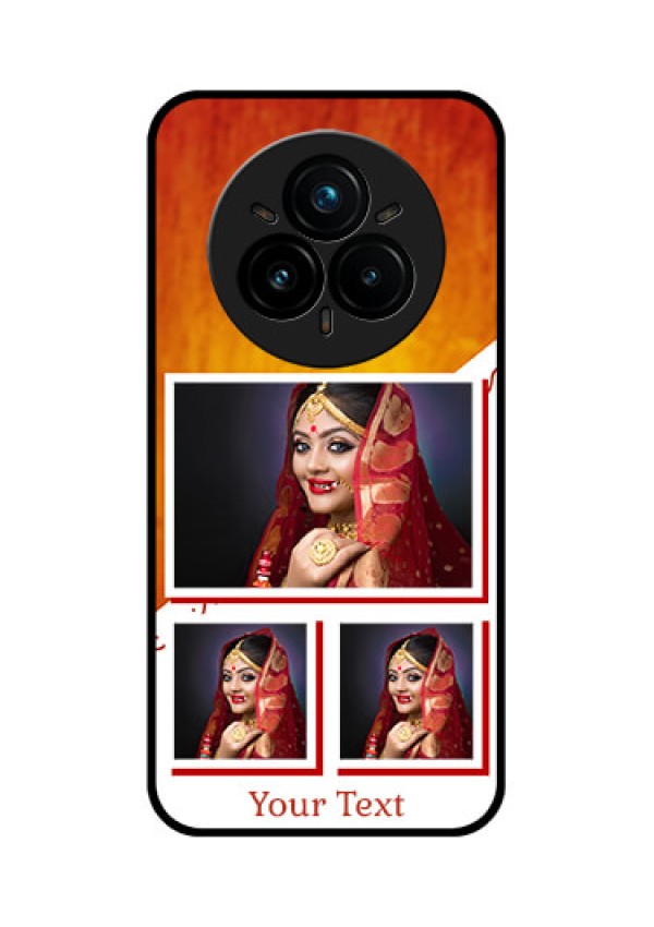 Realme 14 Pro Plus 5G Custom Glass Phone CaseWedding Memories Design