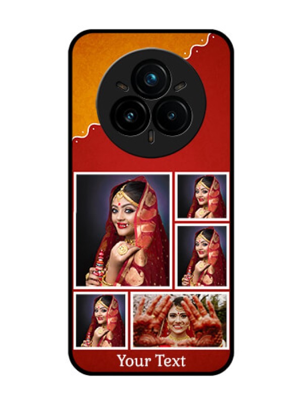 Custom Realme 14 Pro Plus 5G Custom Glass Phone CaseWedding Pic Upload Design