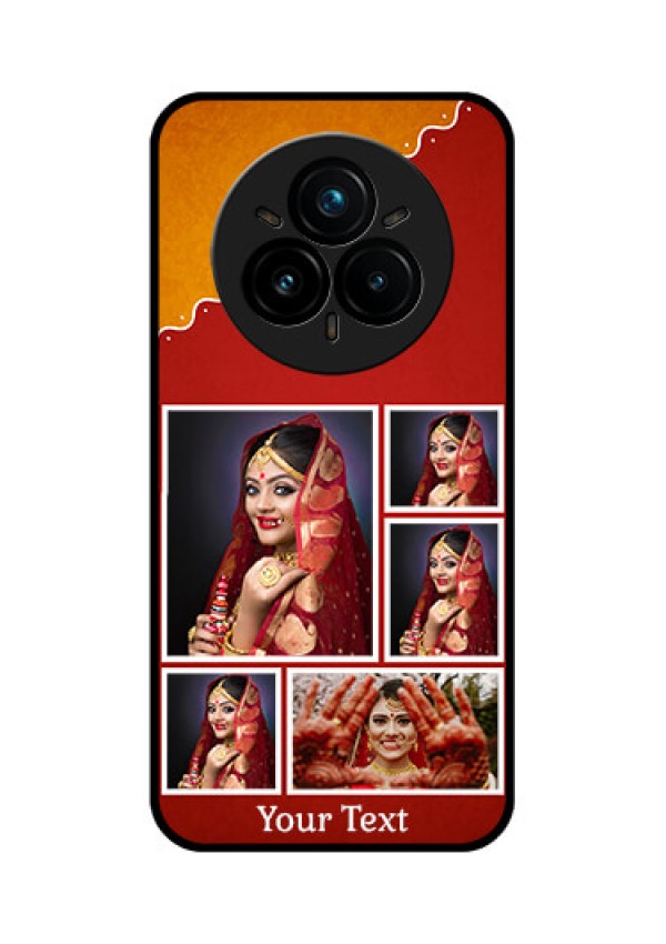 Realme 14 Pro Plus 5G Custom Glass Phone CaseWedding Pic Upload Design
