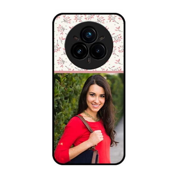 Realme 14 Pro Plus 5G Custom Glass Phone CaseStunning Floral Design