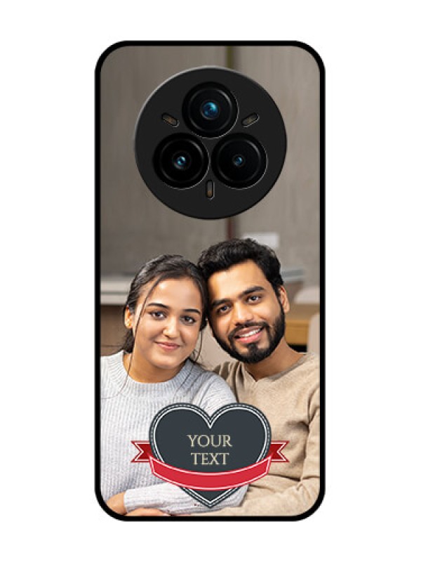 Custom Realme 14 Pro Plus 5G Custom Glass Phone CaseJust Married Couple Design