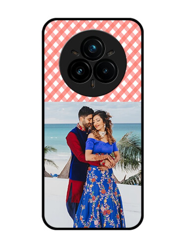 Custom Realme 14 Pro Plus 5G Custom Glass Phone CasePink Pattern Design