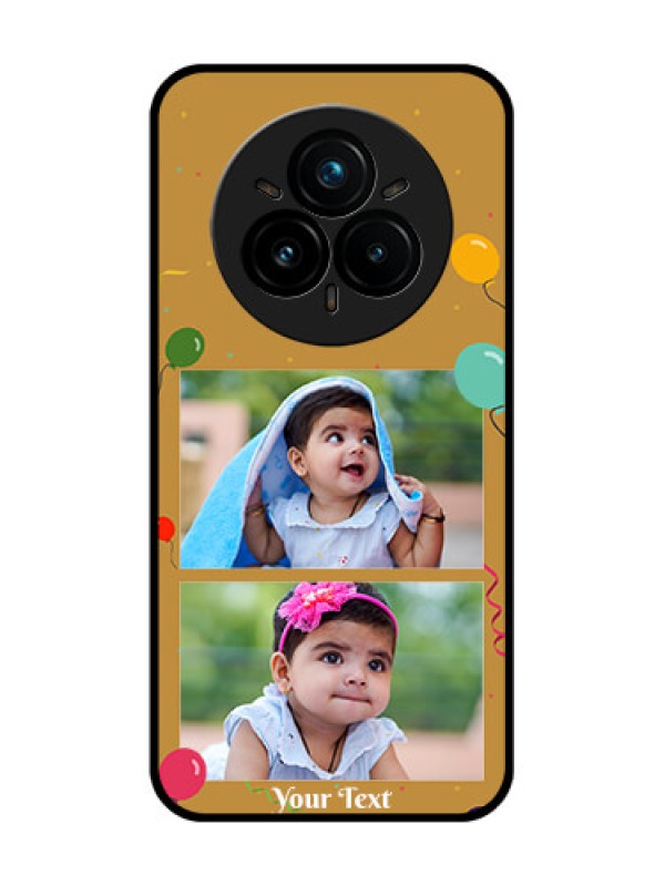 Custom Realme 14 Pro Plus 5G Custom Glass Phone CaseImage Holder With Birthday Celebrations Design