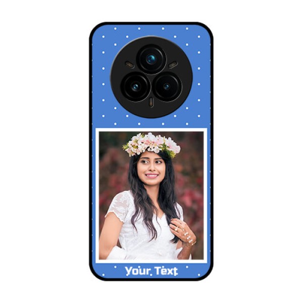 Realme 14 Pro Plus 5G Custom Glass Phone CasePolka Dots Design