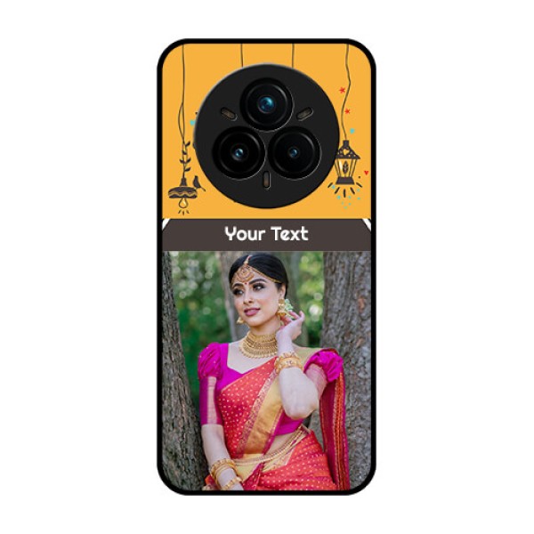 Realme 14 Pro Plus 5G Custom Glass Phone CaseWith Family Picture And Icons