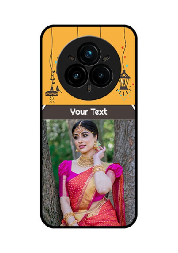 Realme 14 Pro Plus 5G Custom Glass Phone CaseWith Family Picture And Icons