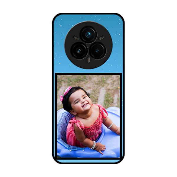 Realme 14 Pro Plus 5G Custom Glass Phone CaseWave Pattern Colorful Design