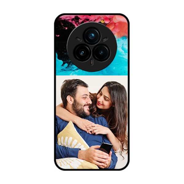Realme 14 Pro Plus 5G Custom Glass Phone CaseQuote With Acrylic Painting Design