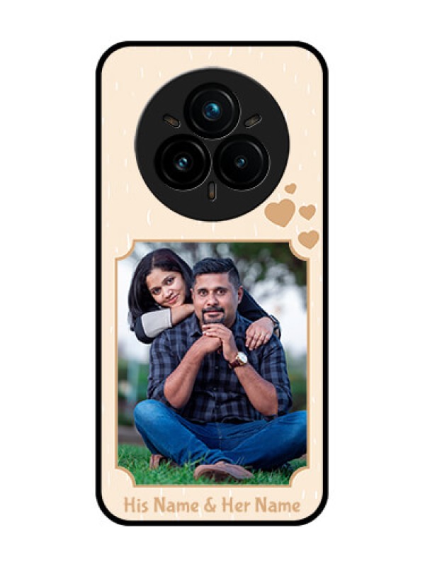 Custom Realme 14 Pro Plus 5G Custom Glass Phone CaseWith Confetti Love Design