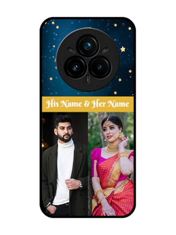 Custom Realme 14 Pro Plus 5G Custom Glass Phone CaseGalaxy Stars Backdrop Design