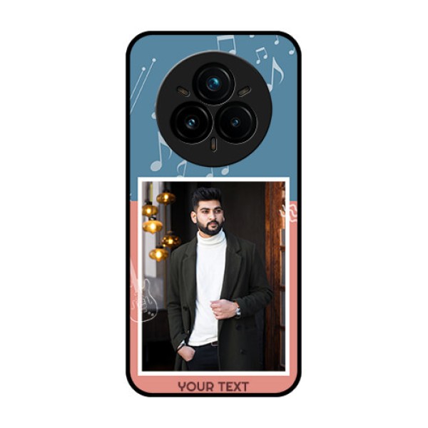 Realme 14 Pro Plus 5G Custom Glass Phone CaseWith Color Musical Note Design Realme 14 Pro Plus 5G Custom Glass Phone CaseWith Color Musical Note Design