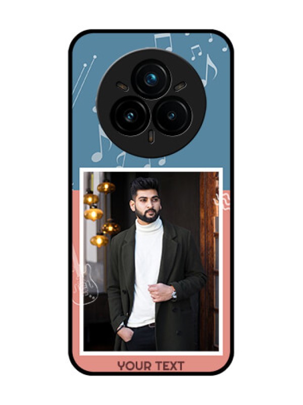 Custom Realme 14 Pro Plus 5G Custom Glass Phone CaseWith Color Musical Note Design