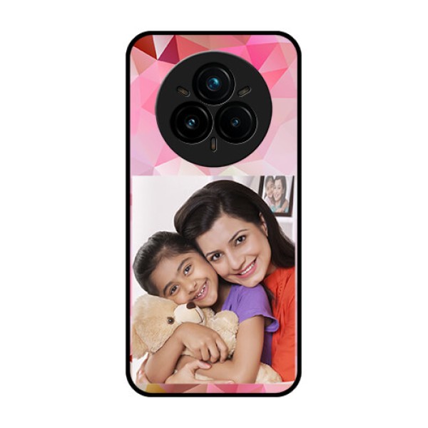 Realme 14 Pro Plus 5G Custom Glass Phone CaseAbstract Triangle Design