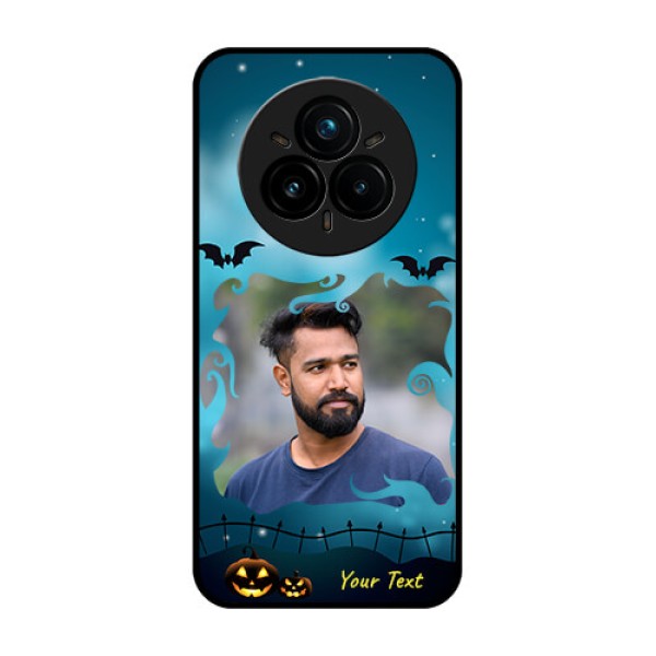 Realme 14 Pro Plus 5G Custom Glass Phone CaseHalloween Frame Design