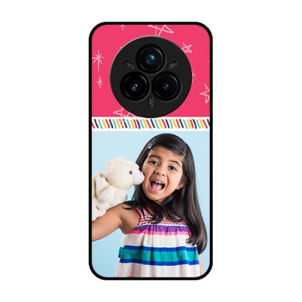 Realme 14 Pro Plus 5G Custom Glass Phone CaseLine Art Design