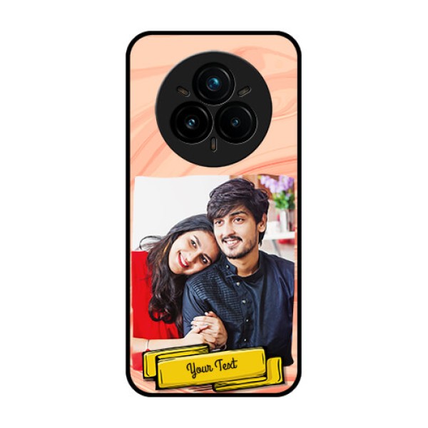 Realme 14 Pro Plus 5G Custom Glass Phone CaseMarble Texture Design