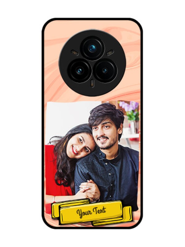 Custom Realme 14 Pro Plus 5G Custom Glass Phone CaseMarble Texture Design