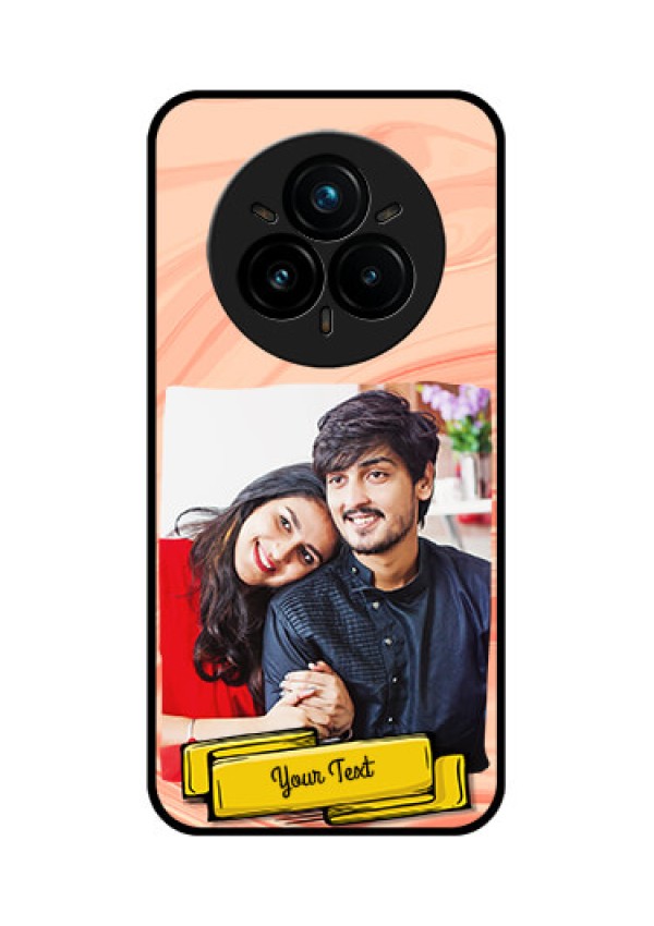 Realme 14 Pro Plus 5G Custom Glass Phone CaseMarble Texture Design