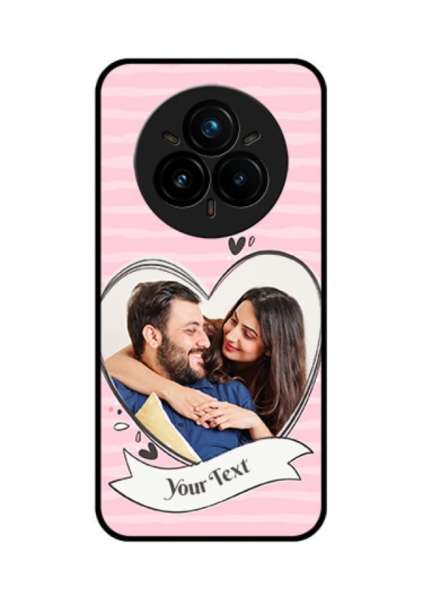 Realme 14 Pro Plus 5G Custom Glass Phone CaseVintage Heart Design