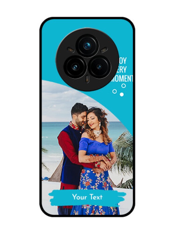 Custom Realme 14 Pro Plus 5G Custom Glass Phone CaseHappy Moment Design