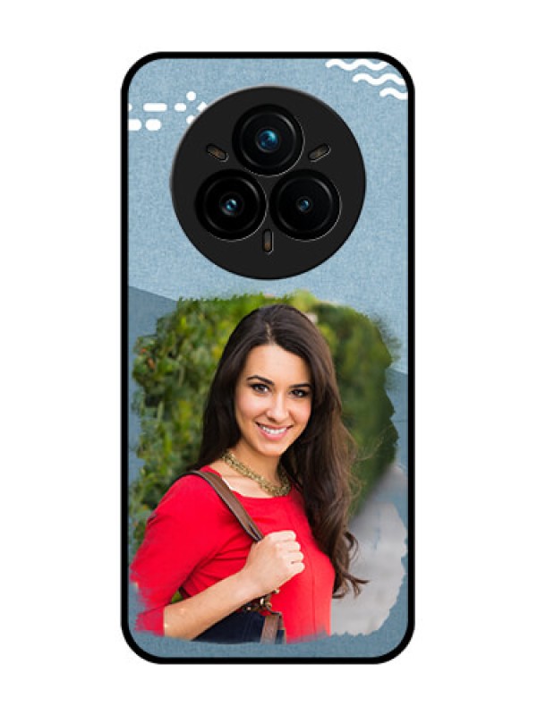 Custom Realme 14 Pro Plus 5G Custom Glass Phone CaseGrunge Line Art Design