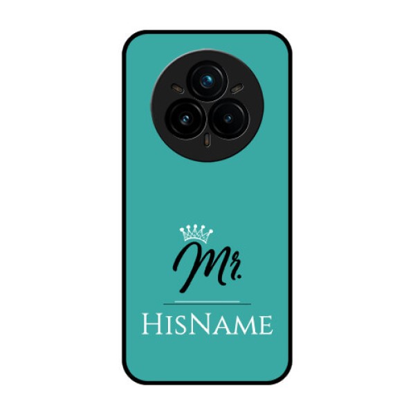 Realme 14 Pro Plus 5G Custom Glass Phone CaseMr With Name Design