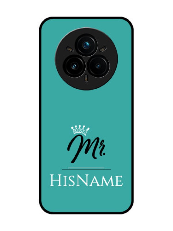 Custom Realme 14 Pro Plus 5G Custom Glass Phone CaseMr With Name Design